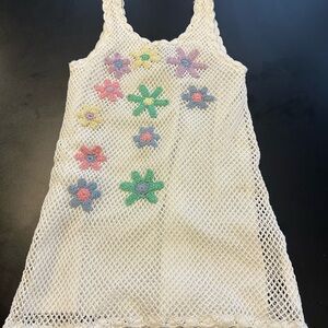 Beach Riot White Crochet Dress